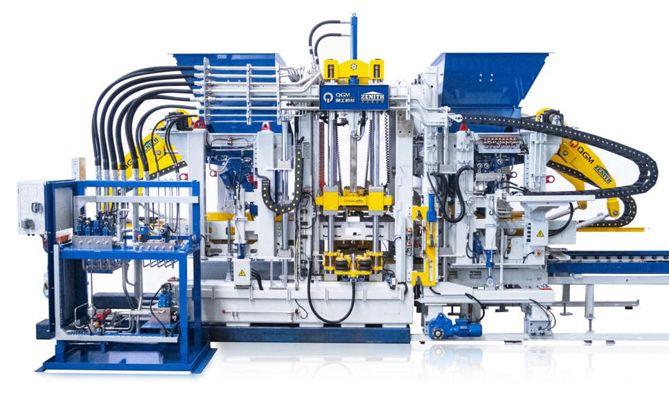 Makîneya pêşkeftî ya Brick ji bo Blokên Betonê yên Berbiçav
